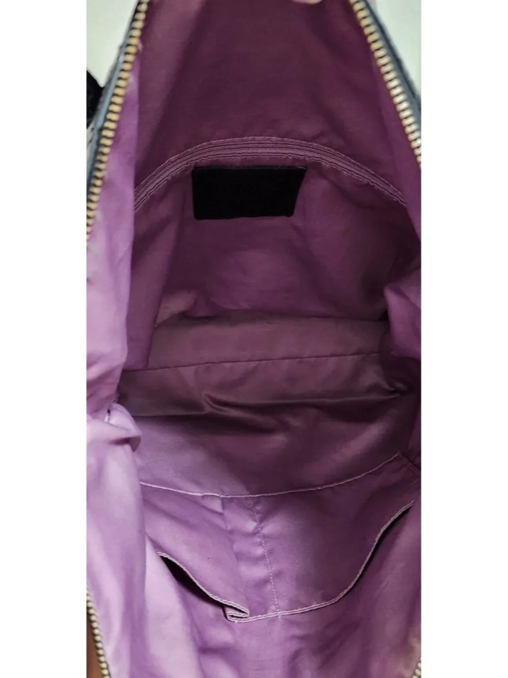 Coach Black Leather Tote Bag Large Signature Embossed Shoulder Bag Zip Top Class - Picture 8 of 13